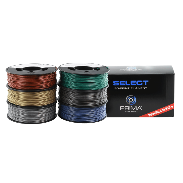 PrimaSelect PLA - 1.75mm - 6 x 250 g - Metallic Pack