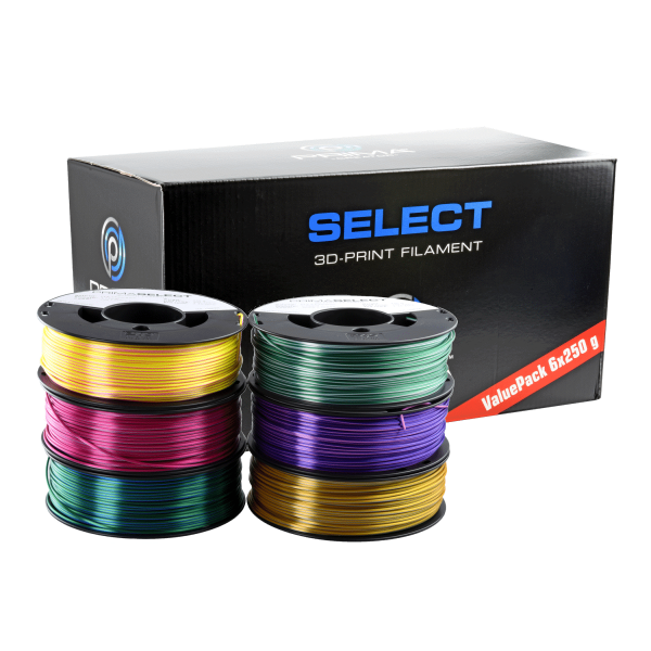 PrimaSelect PLA Chameleon - 1.75mm - 6 x 250 g - Multi Color Pack