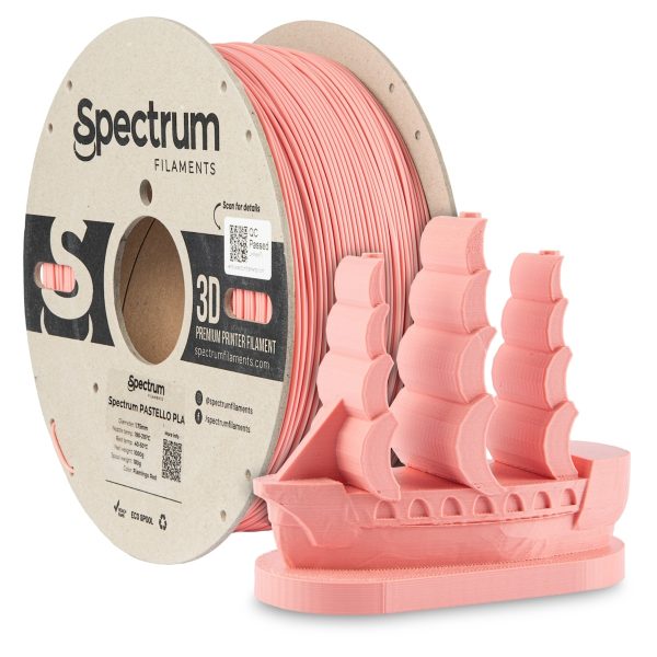 Spectrum Filaments - Pastello PLA - 1.75mm - Flamingo Red - 1 kg