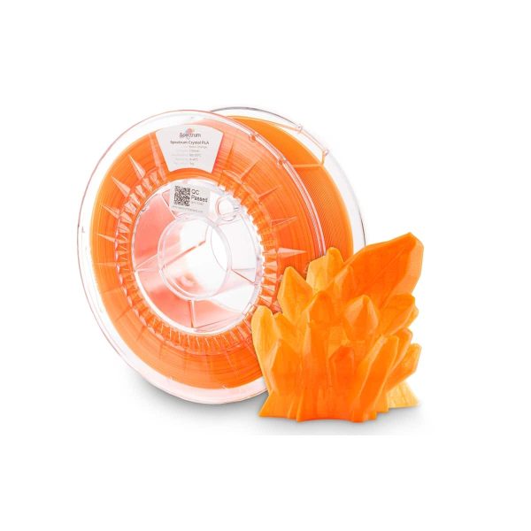 Spectrum Filaments - PLA Crystal - 1.75mm - Neon Orange - 1 kg