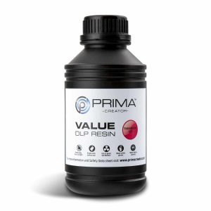 PrimaCreator Value UV / DLP Resin - 500 ml - Transparent Red