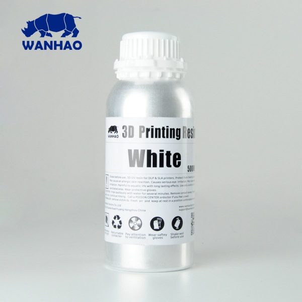 Wanhao 3D-Printer UV Resin Water Washable - 500 ml - White